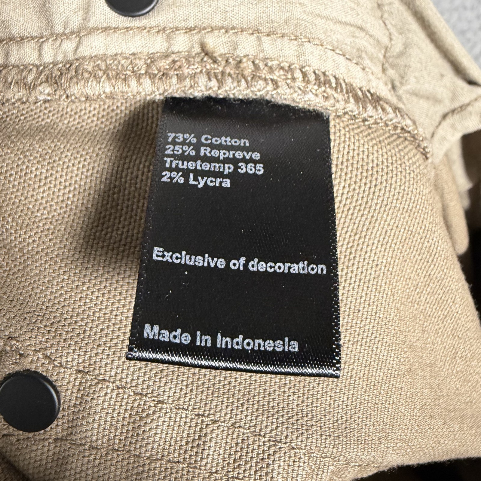 Proof Pants Mens 34×31 Brown Rover Slim Fit Canvas 5 Pocket Huckberry Preppy