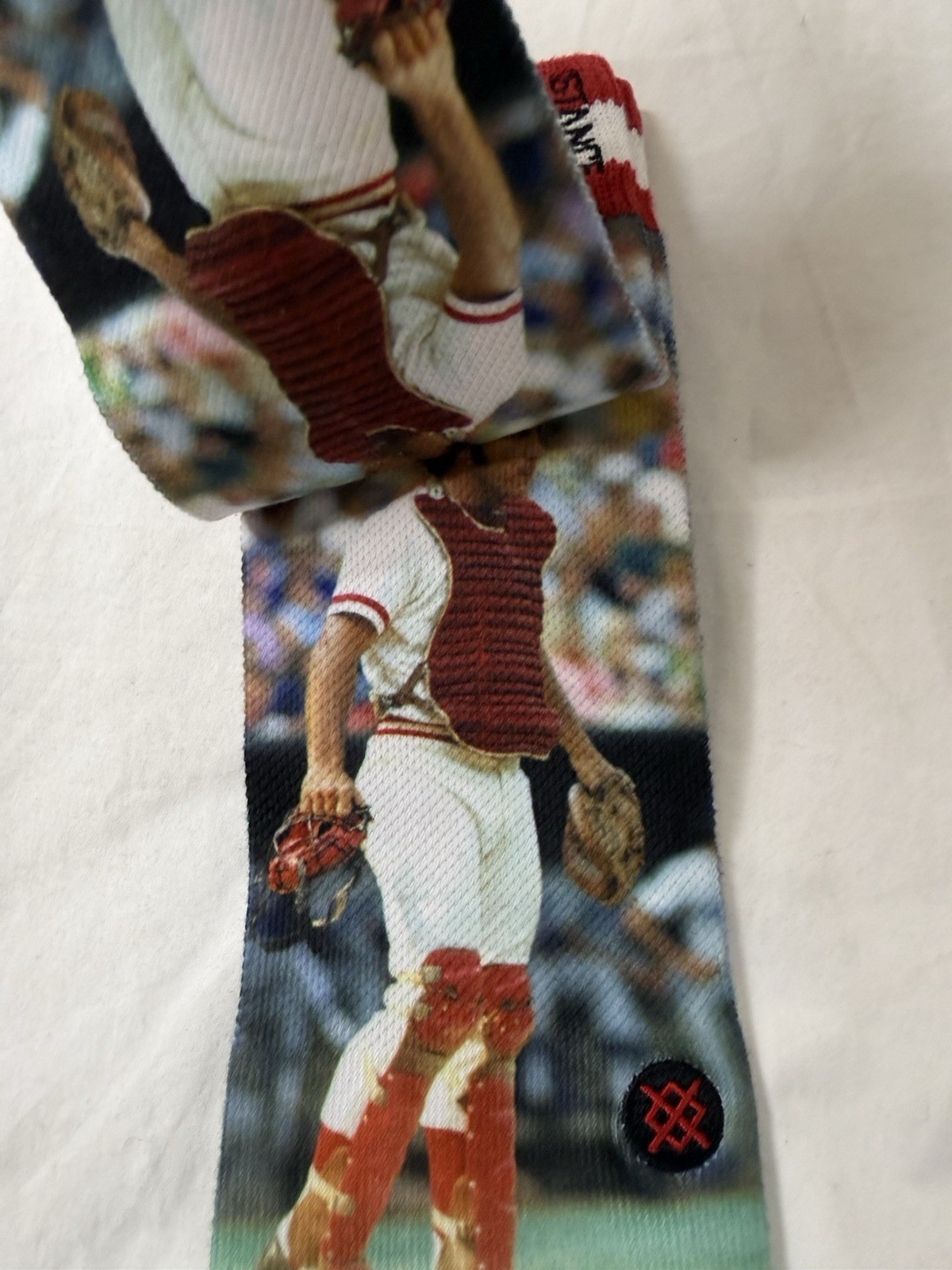STANCE MLB CINCINNATI REDS Johnny Bench CREW SOCK Men’s Red/White Size L-XL 9-13
