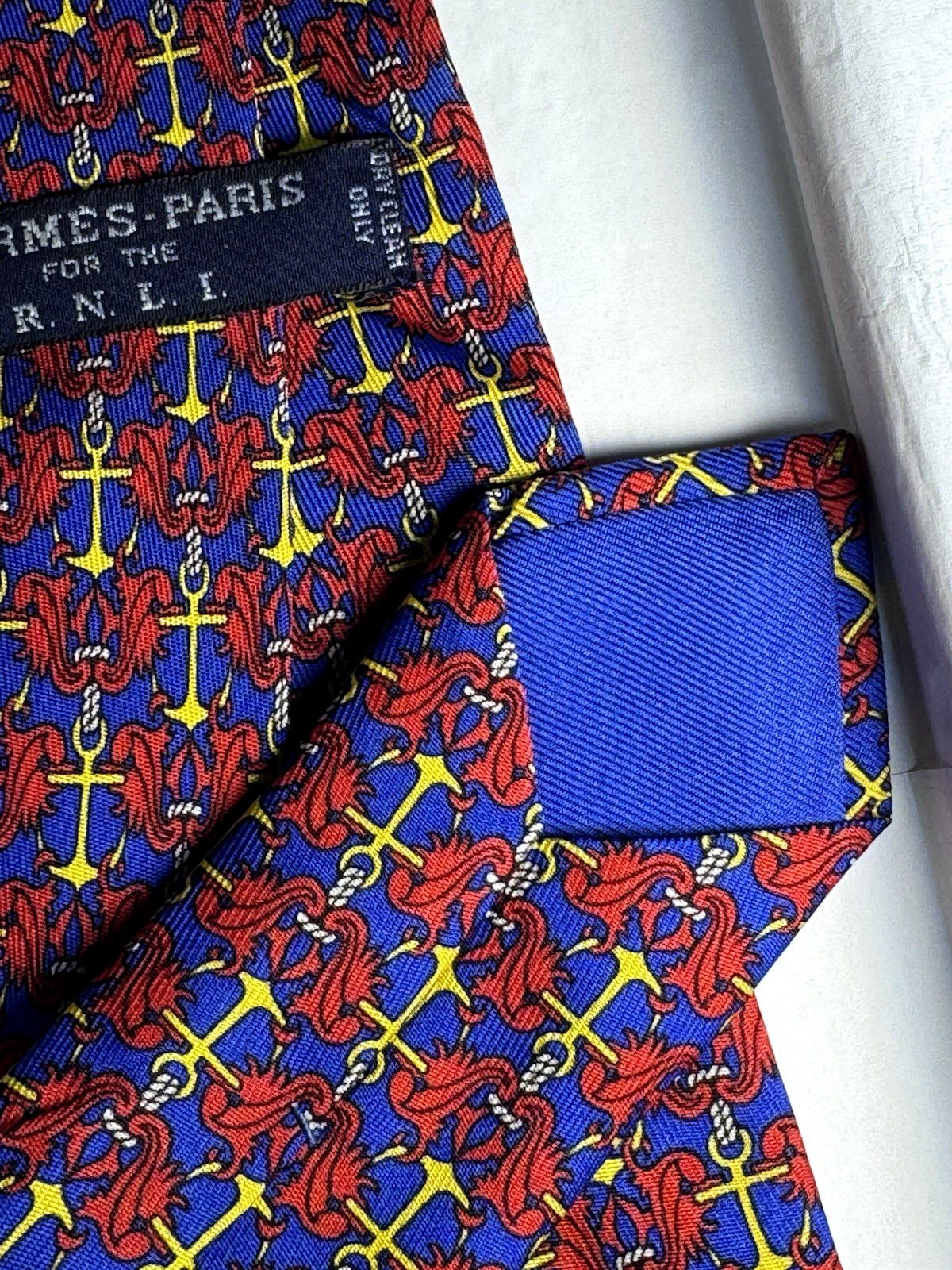 HERMÈS For The R. N. L. I. Special Limited Edition Tie NIB