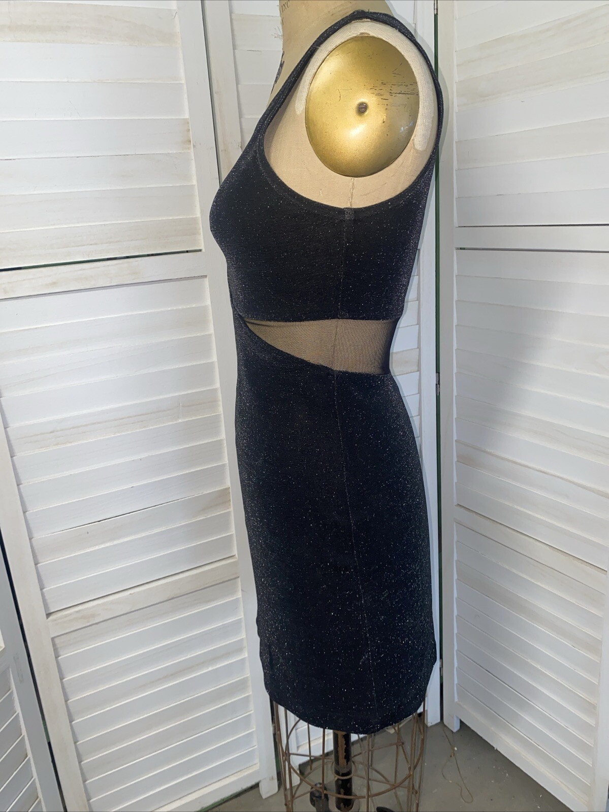 Vintage Jay Jacobs 80s 90s Formal Cocktail Prom Little Black Dress Small USA
