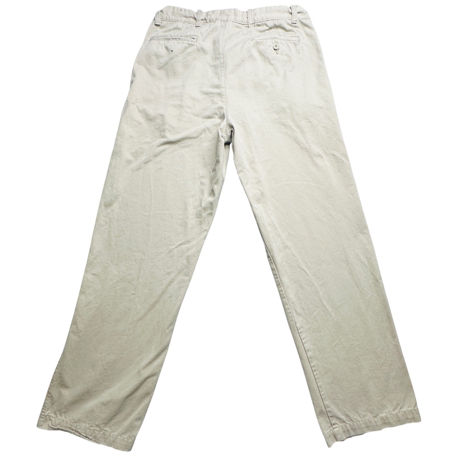 Steve & Barry’s Khaki Pants Mens 35×34 Tan Classic Fit Casual 100% Cotton