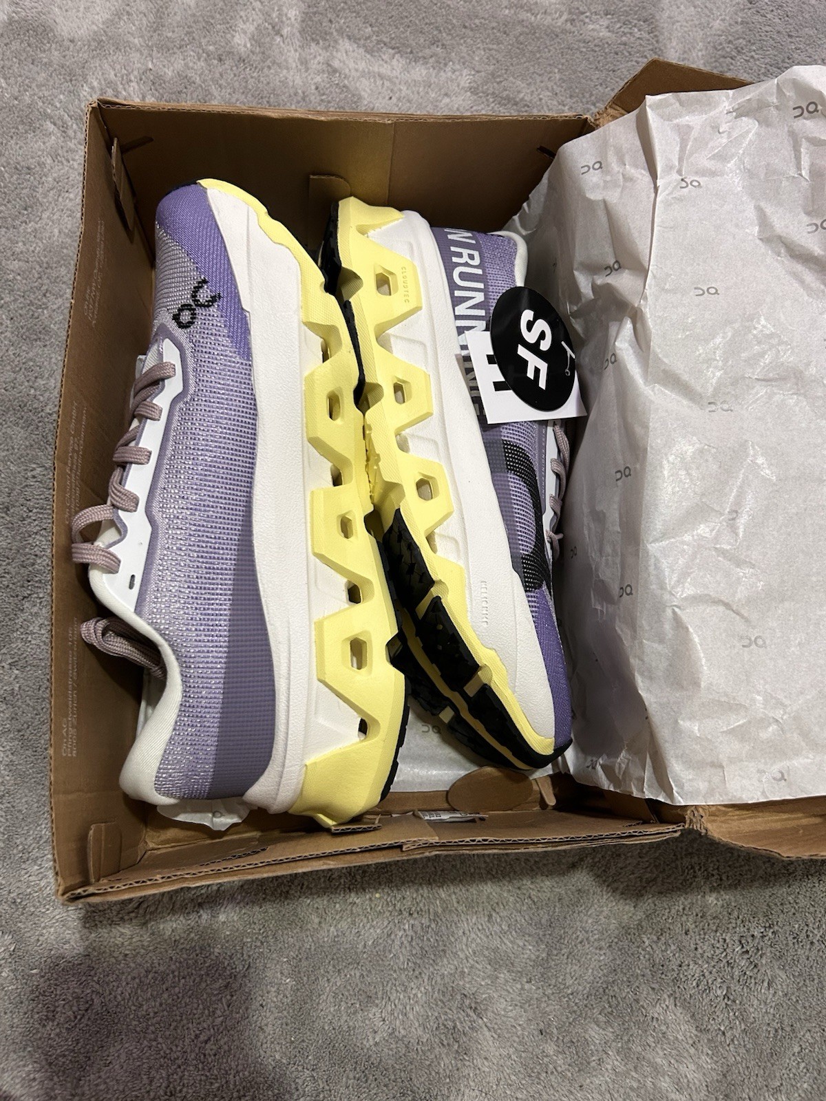 On Cloudmonster 3 Hyper Running Shoes Lily/Limelight 3MG10044906