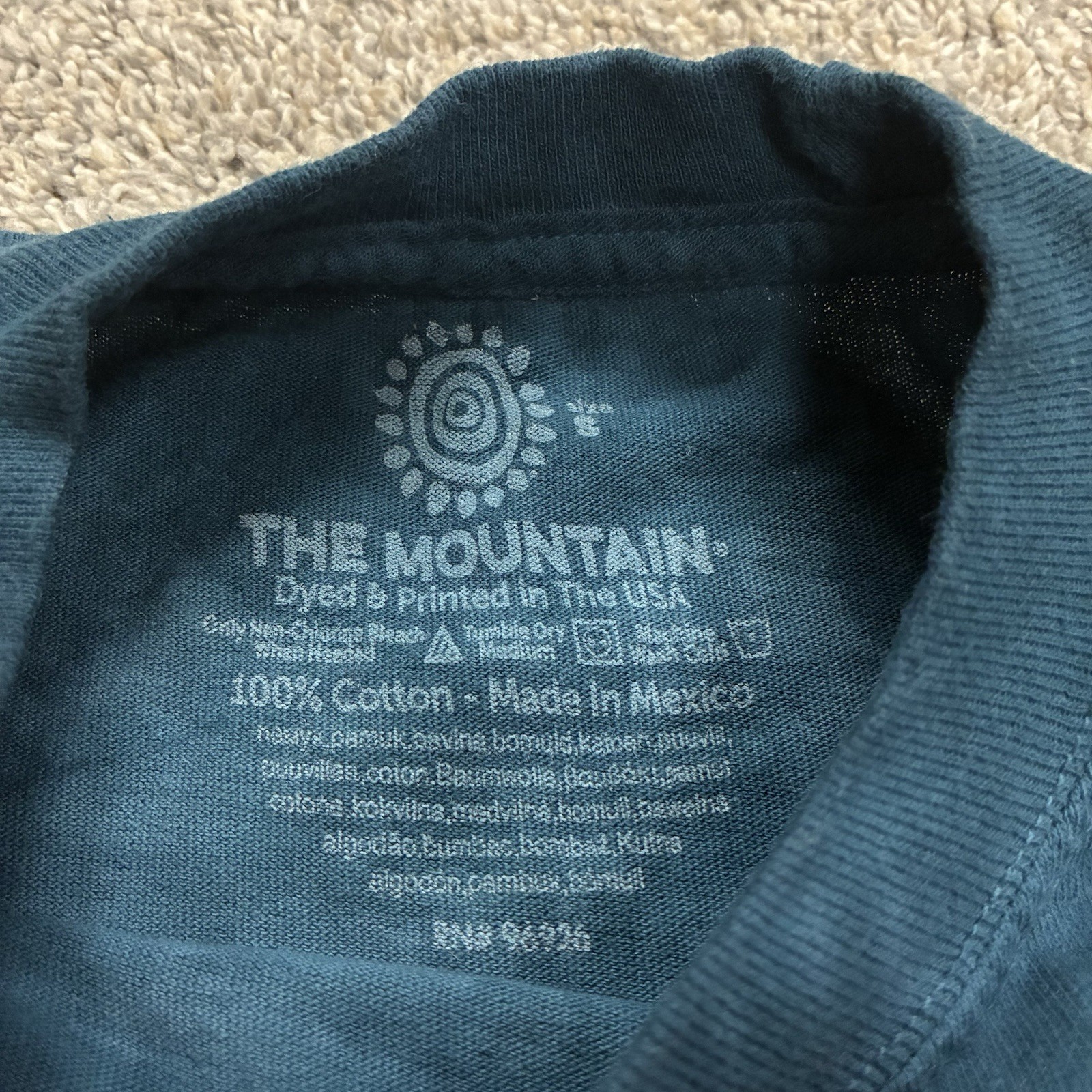The Mountain Horse T-Shirt Unisex Small Blue 2012 “Find 13 Horses” Hidden Images