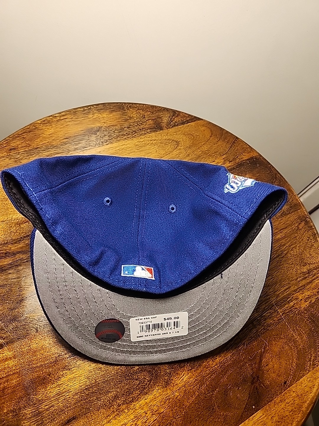 New York Yankees Hat Cap Fitted 7 1/2 1996 World Series Patch New Era 59FIFTY