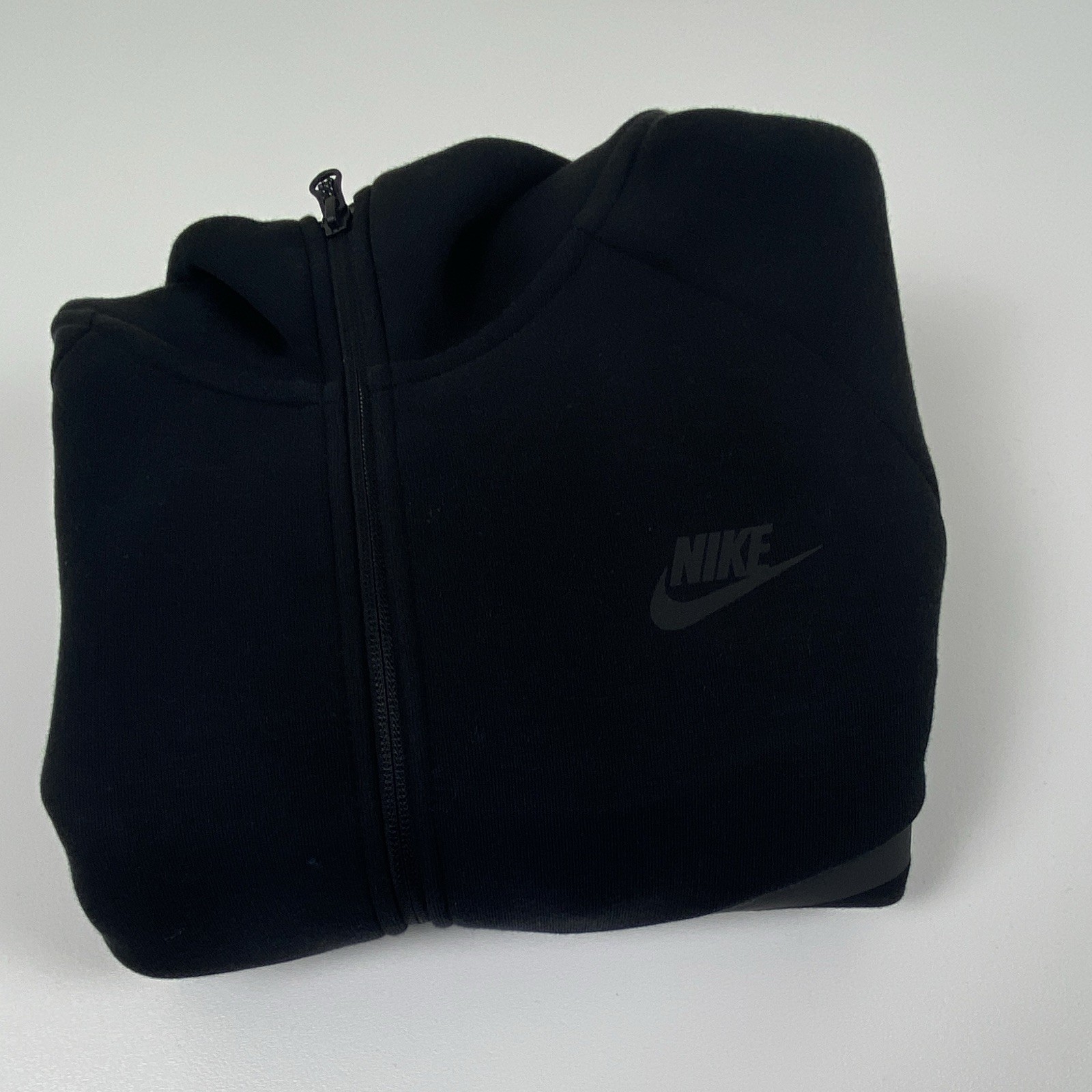 Nike Tech Fleece Men’s Full-Zip Hooded Jacket Fleece Black Size S
