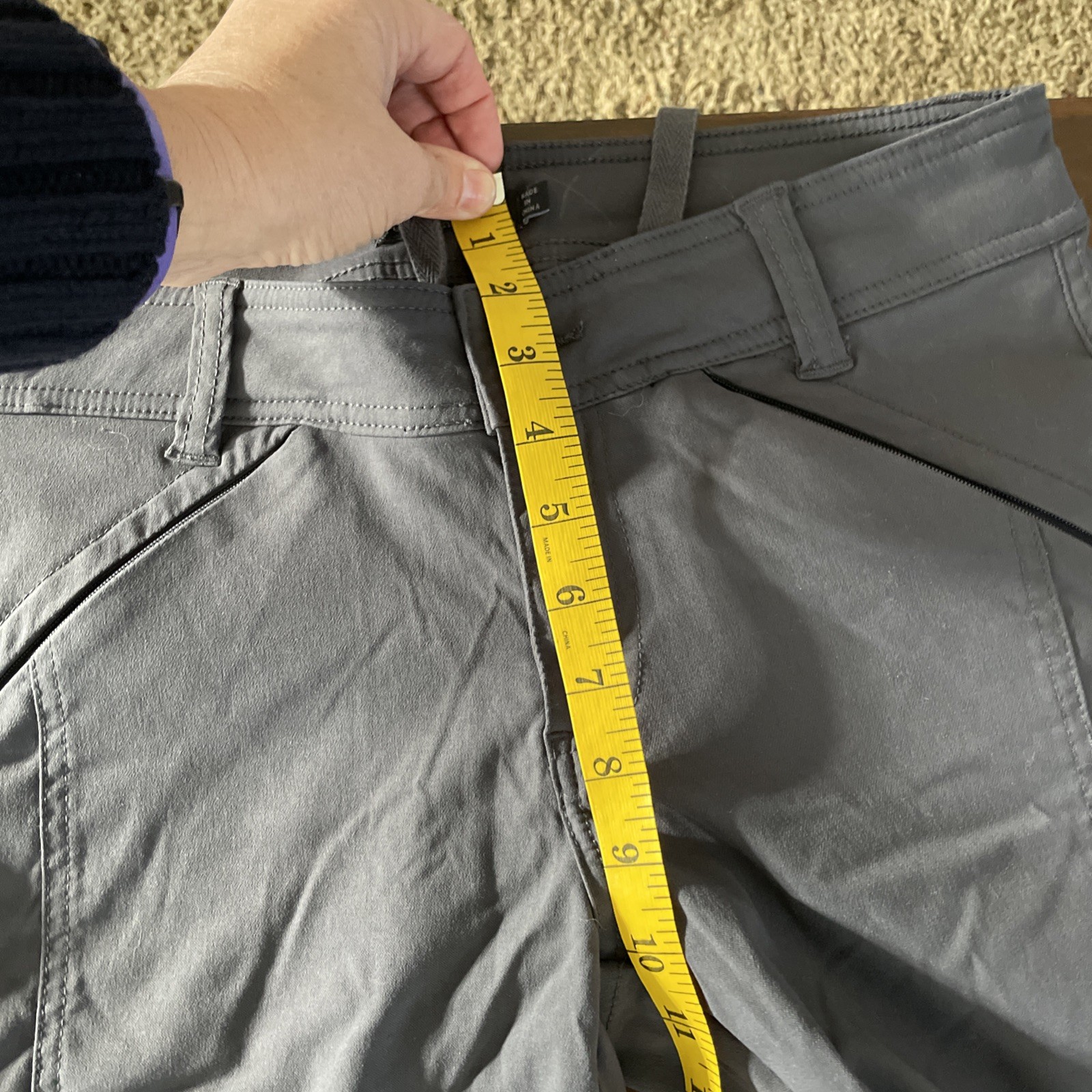 Prana Womens Halle Stretch Hiking Pant Sz 6 UPF 50+ Water/Abrasion Resistant