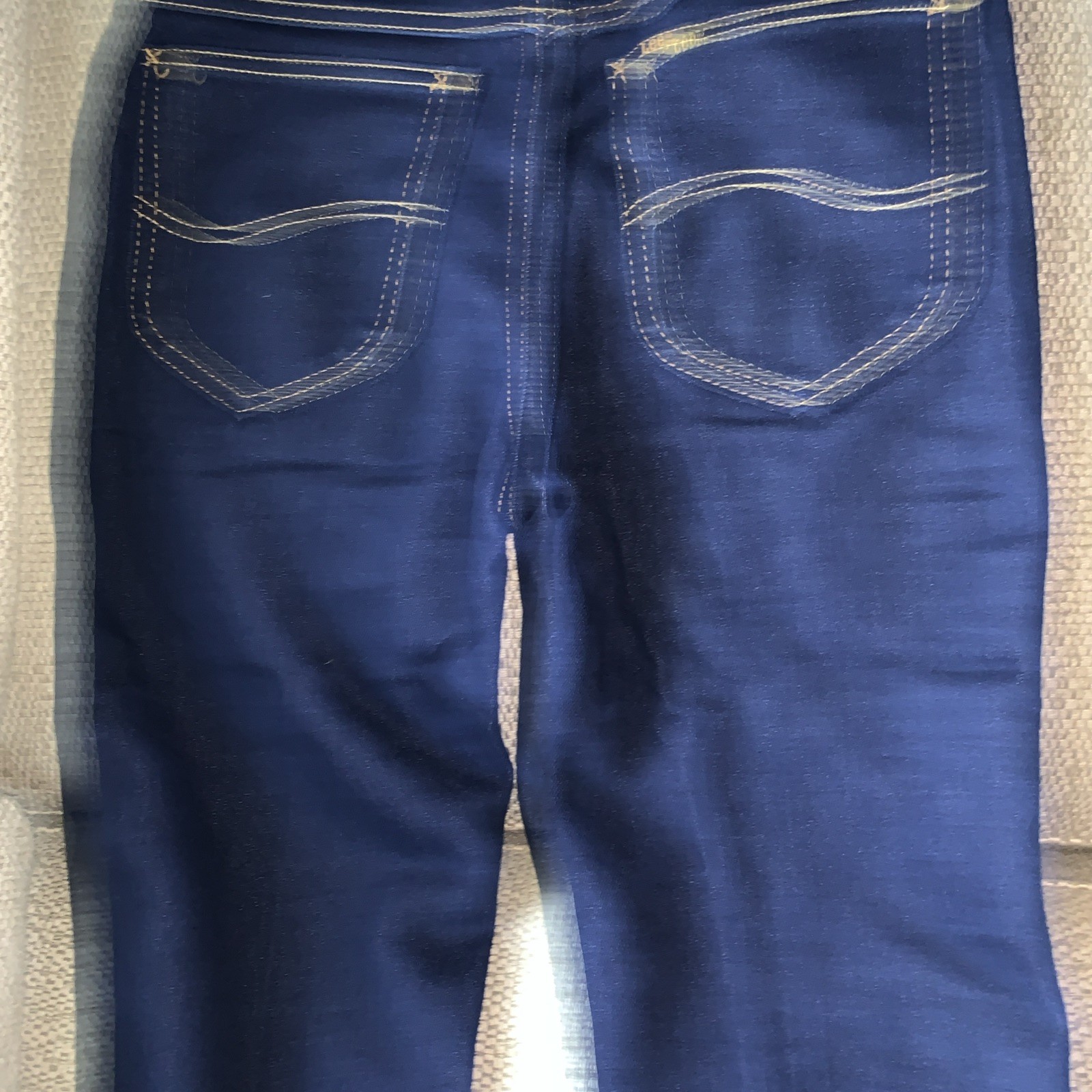 Vintage Lee Jeans Mens 32×32 Blue Denim Cotton Straight Leg Medium Wash Workwear