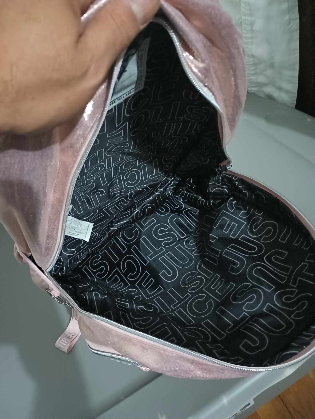 justice est 2004 backpack pink (BYT8)