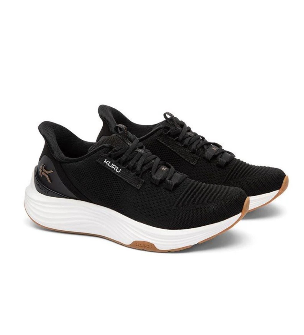 New Womens KURU ATOM 2 Athletic Sneaker Jet Black – Size 8 Ships Free