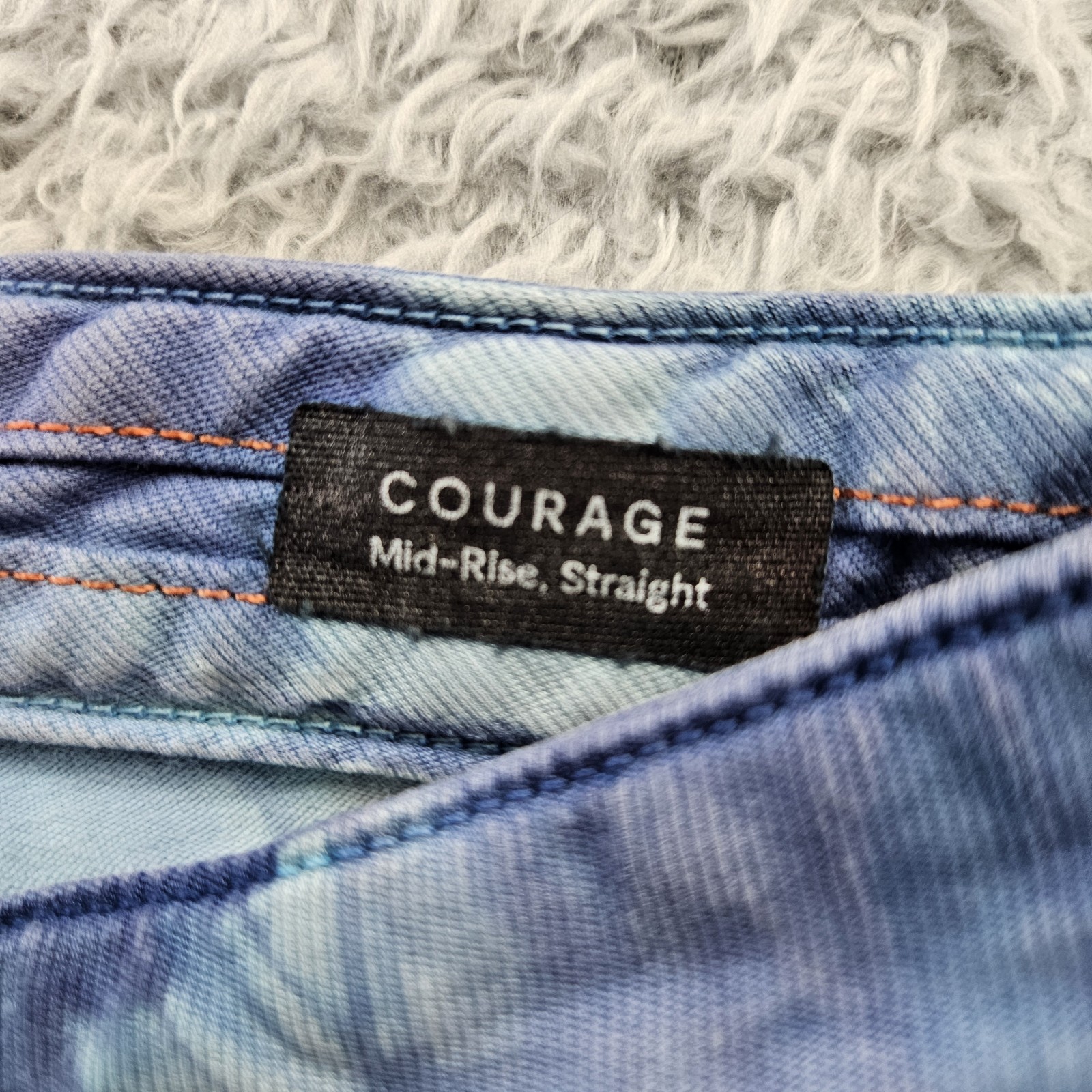 34 Heritage Jeans 30×30 (fits 30×29) Tie Dye Stretch Mid Rise Straight