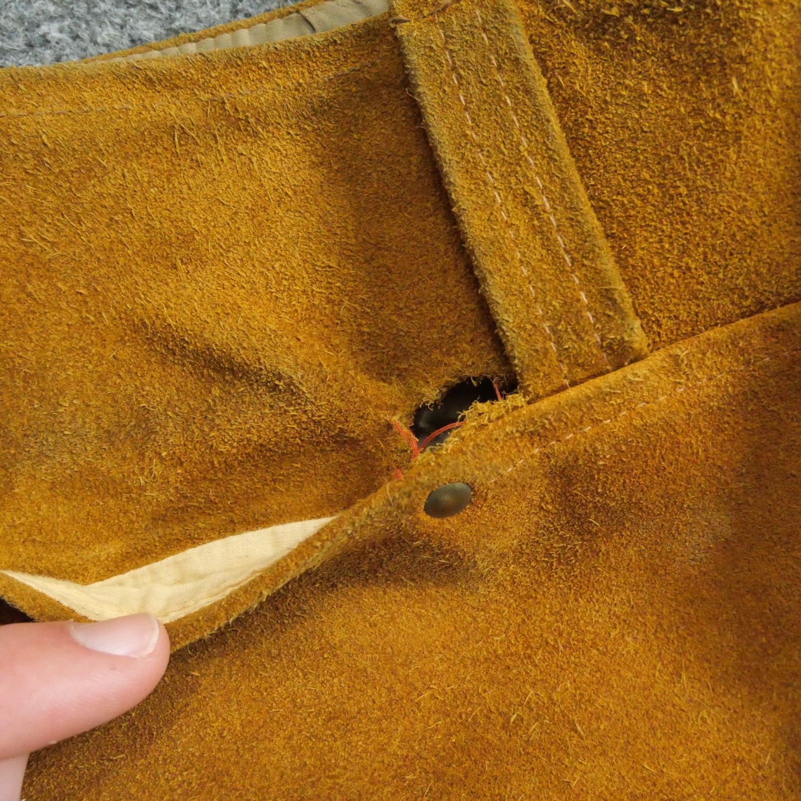 Vintage Jorgens Leather Design Pants Womens 7 8 30×30 Brown Suede Western 60s