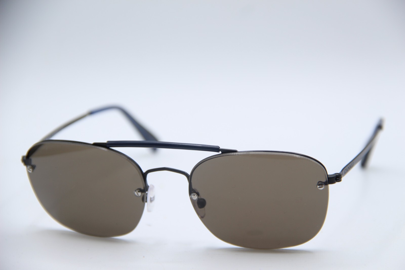 NEW CANALI CO 200 C03 GUNMETAL AUTHENTIC SUNGLASSES 56-18