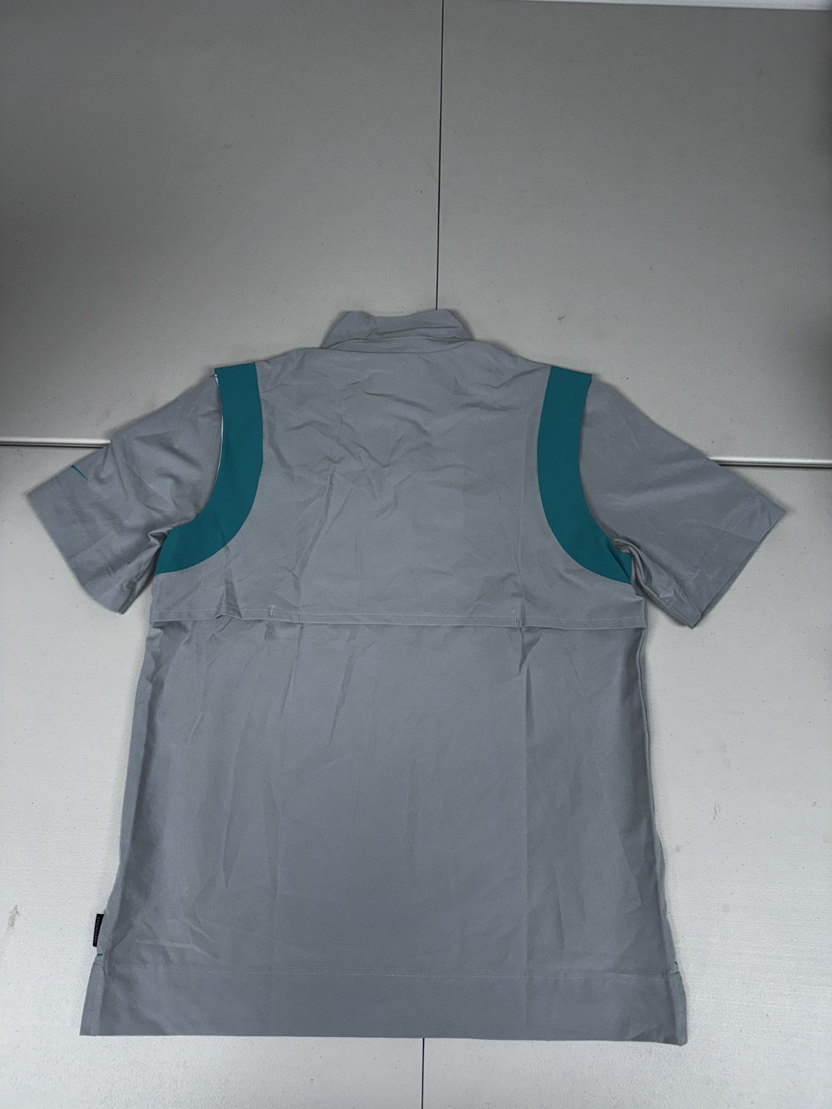 Nike Miami Dolphins 1/4 Zip Coaches Jacket On Field Apparel Pick Size M-4XL