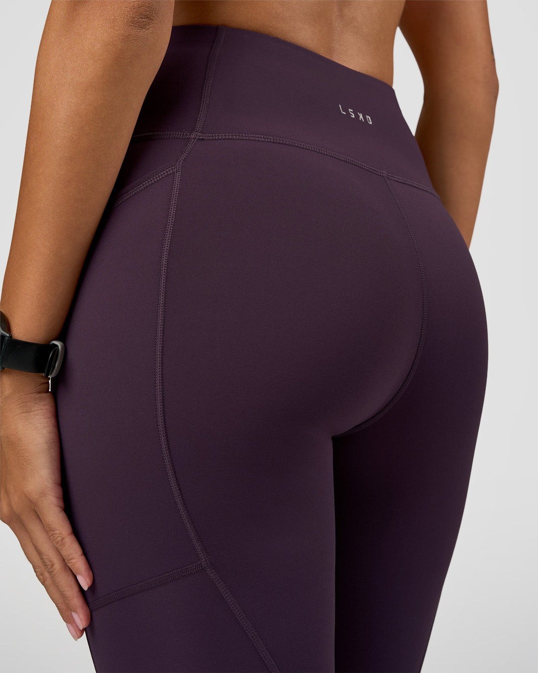 LSKD Rep Ultra High-Rise Full Length Legging Pockets Purple Plum NWT MSRP $110 M
