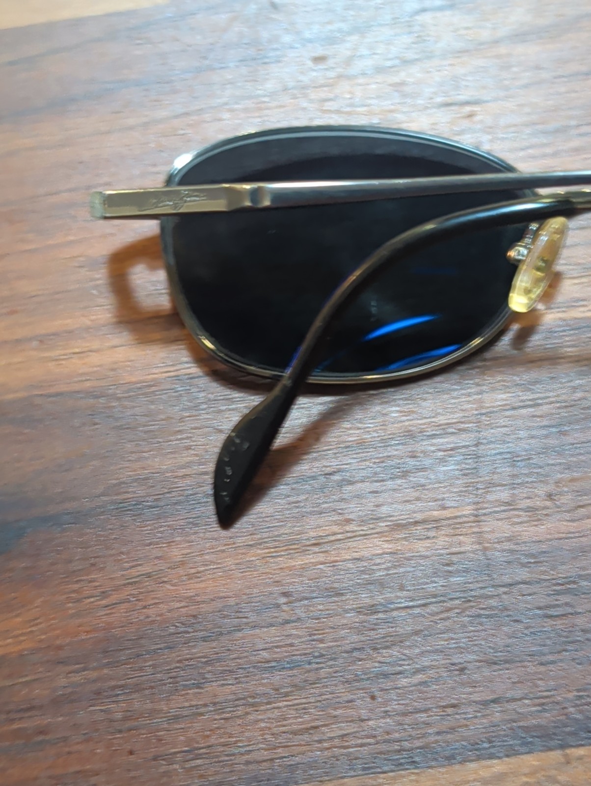 Maui Jim Hulu Sunglasses MJ-551-02 Gunmetal Titanium Polarized Black