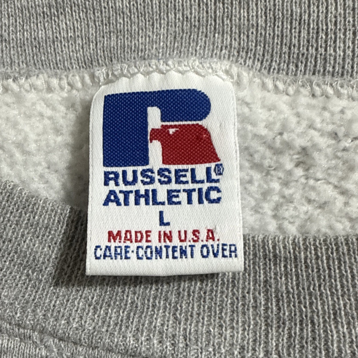Vintage 90s Russell Athletic Auburn Tigers Crewneck Sweatshirt Mens L Gray USA
