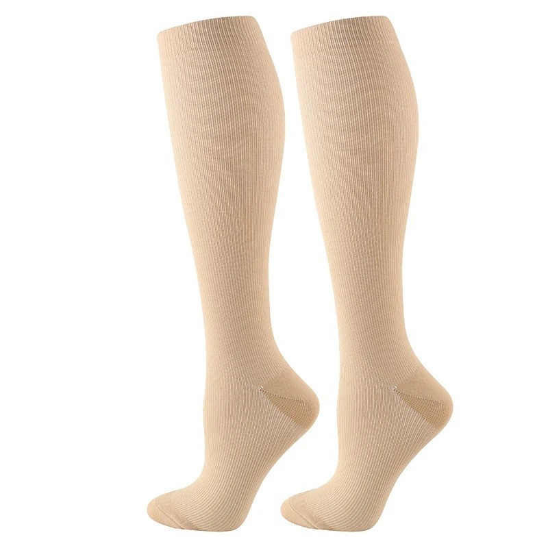 2 Pairs Compression Socks Men Women Varicose Veins Running Travel Sports