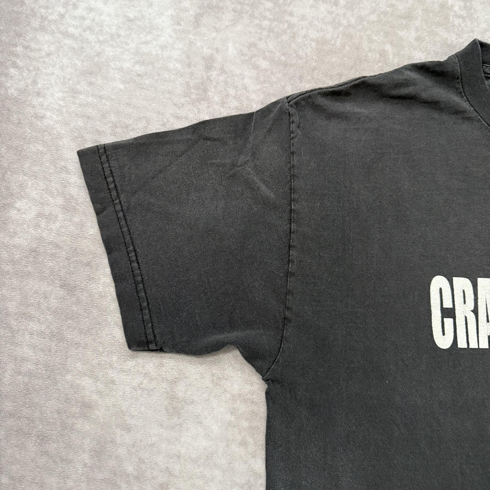 Vintage Scabs Crashing Sucks Shirt Mens M Black Skate Funny Riding Surf Tee
