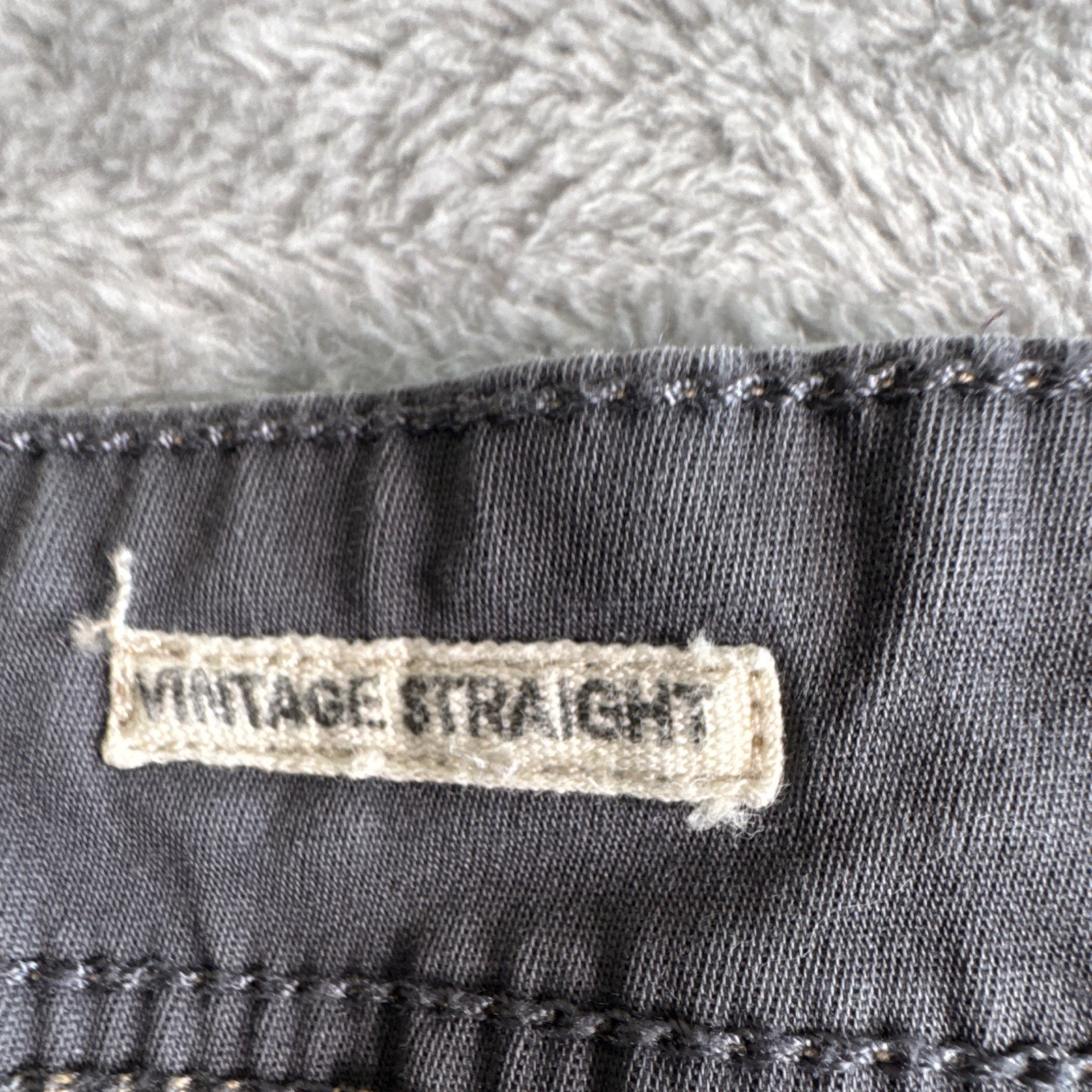Weatherproof Vintage Beige Straight Fit Cotton Twill Cargo Pants Men’s 30