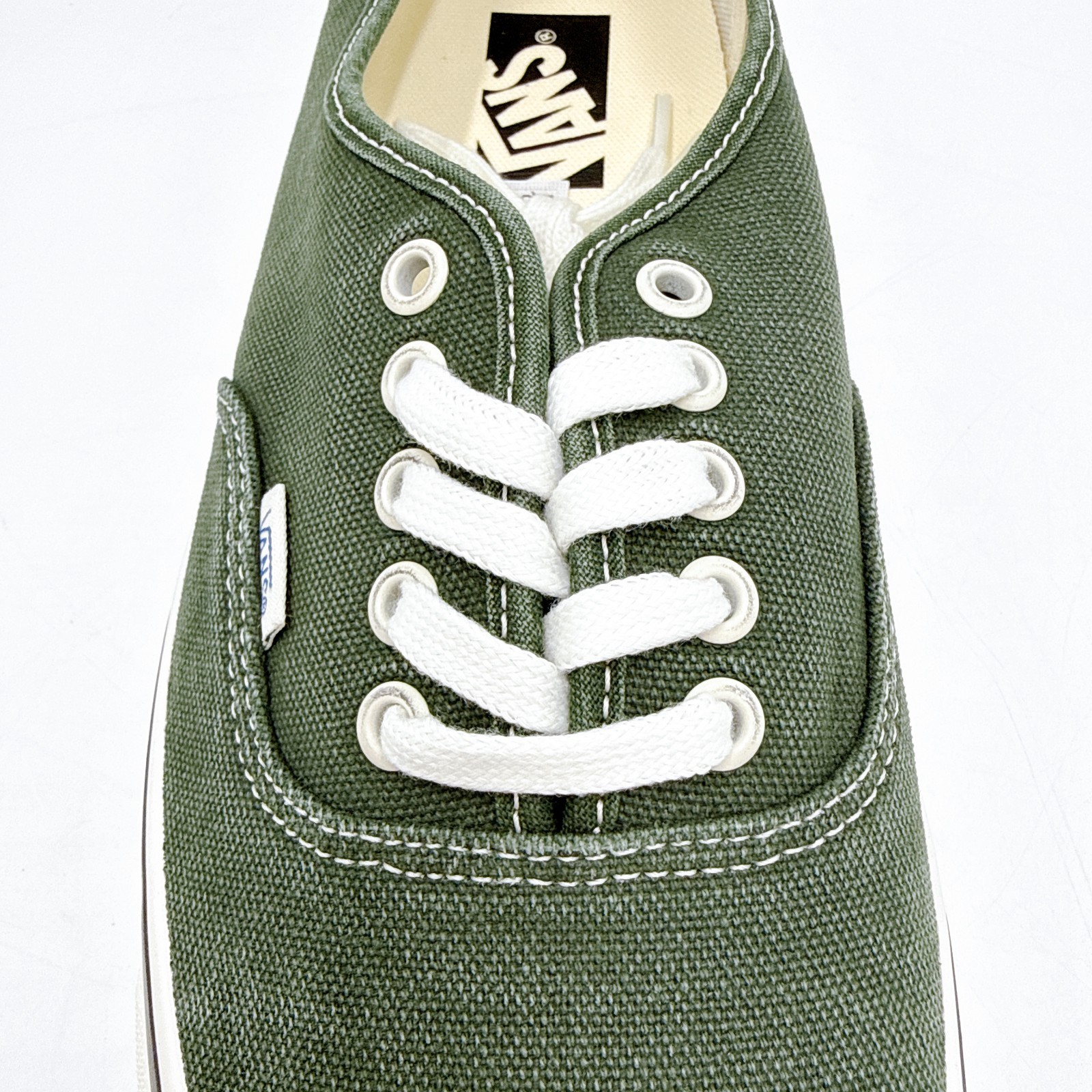 Vans LX Authentic 44 Premium Duck Canvas Kelp Green VN000EBNKEL US 5-11