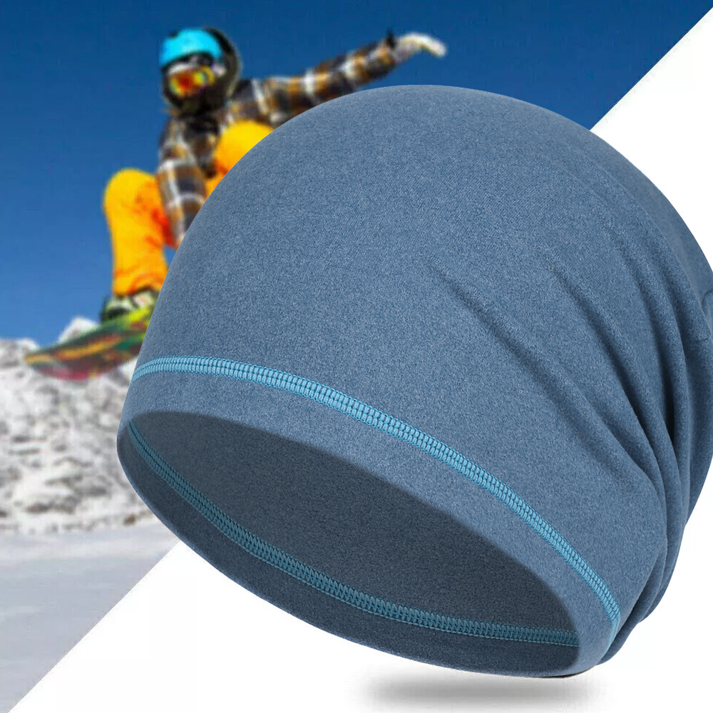 Thin Fleece Skull Cap Winter Skull Cap Beanie Hat Windproof Warm for Men Women