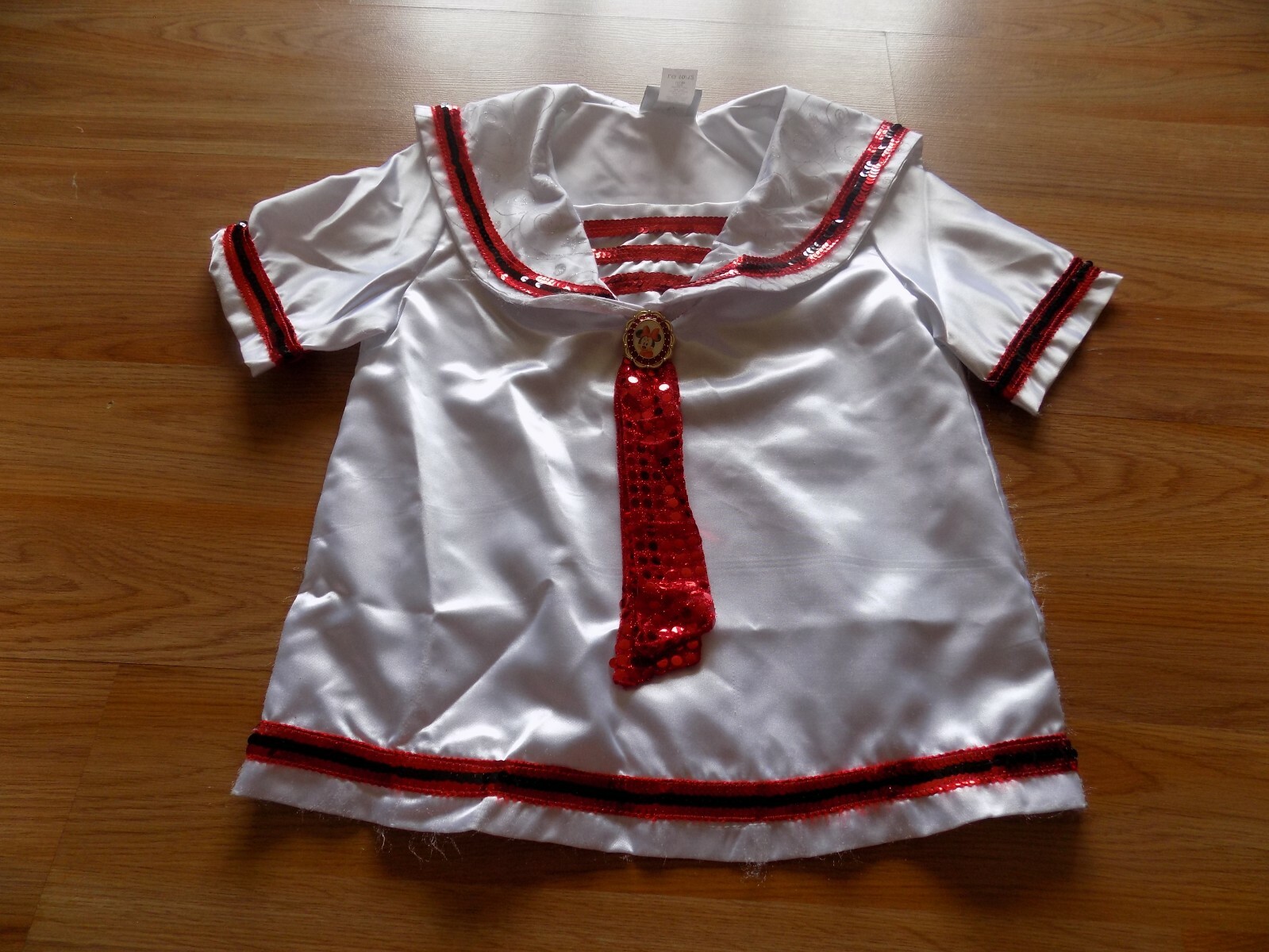 Size Large 10-12 Disney Cruise Line Minnie Mouse Sailor Outfit Nautical Costume