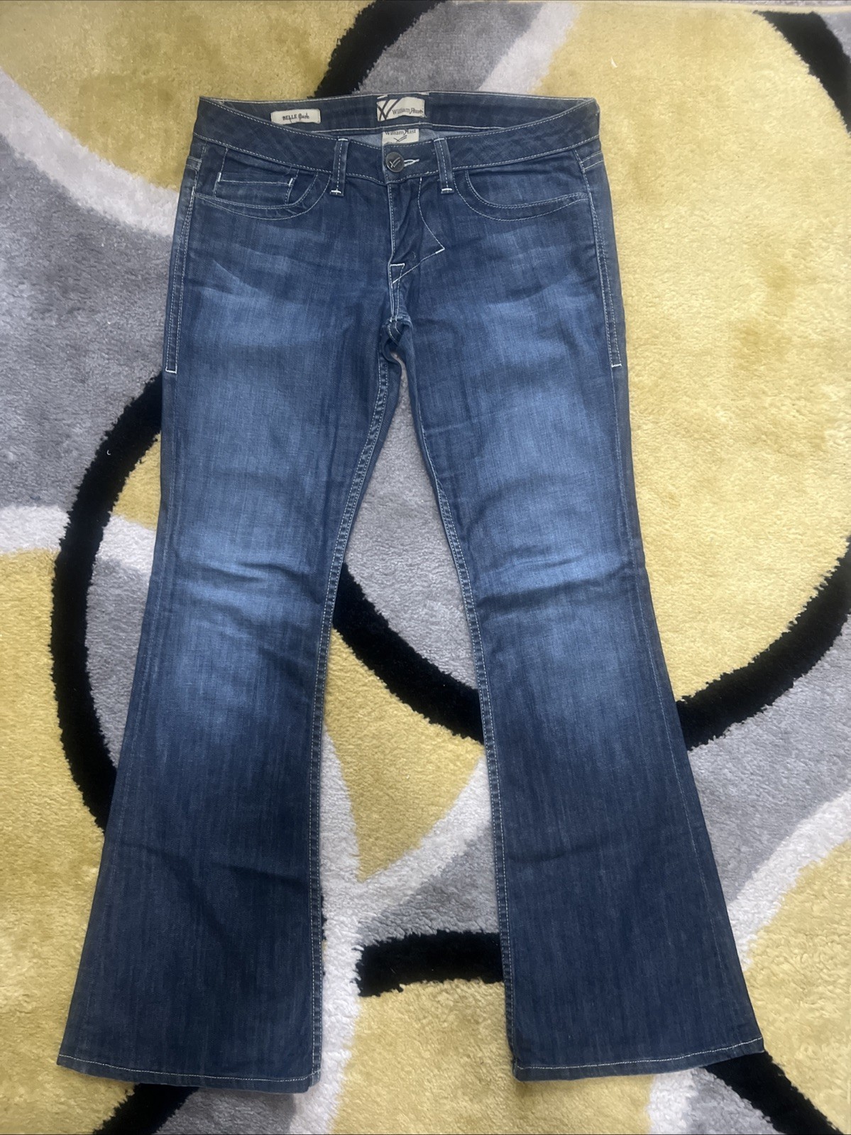 William Rast Jeans Womens 27 Belle Flare Pants USA (32×30) Low Rise