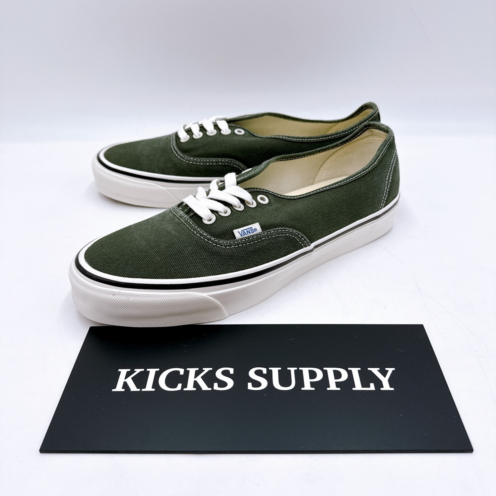Vans LX Authentic 44 Premium Duck Canvas Kelp Green VN000EBNKEL US 5-11