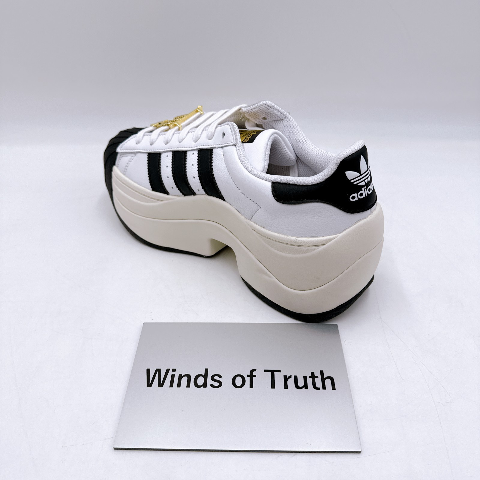 adidas Originals SUPERSTAR BOLD JR9895 OPV36 Thick Soled Shoes Women’s US 5-11