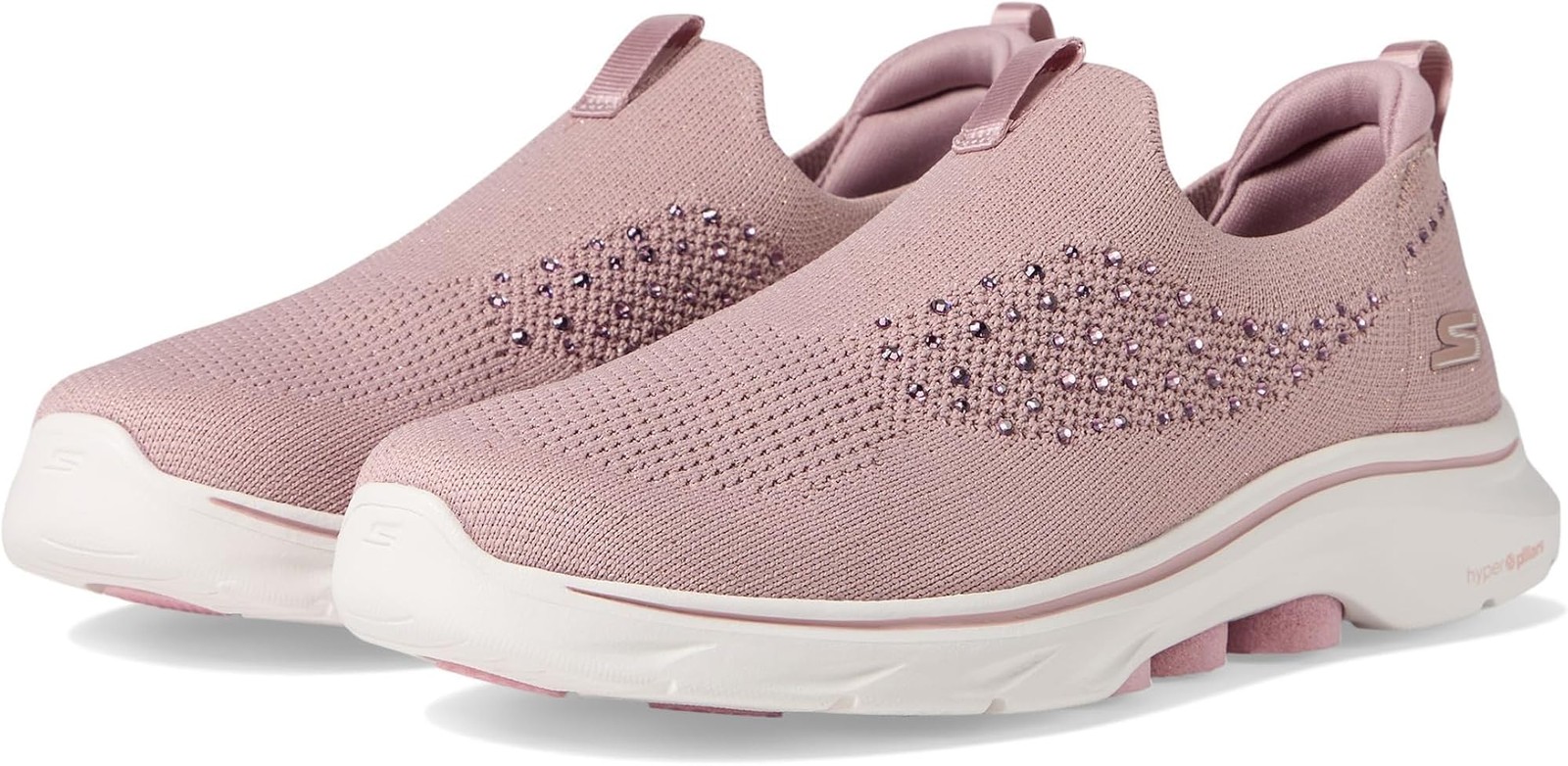 Skechers Womens Go Walk 7 – Mauve – 8.5 B – Medium