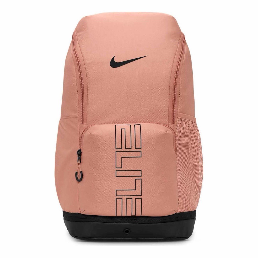 Nike Varsity Elite School Backpack (32L) Rose Gold Pink Black HM9965-688 New