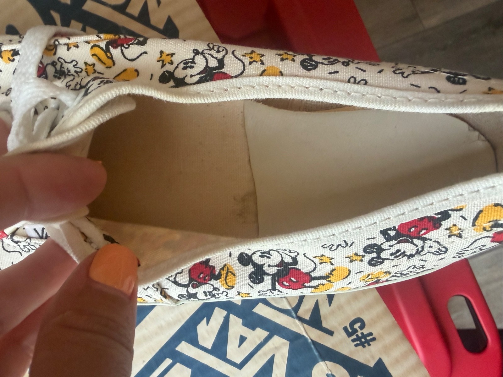 RARE 1980 Vintage Mickymouse Vans X Disney Vans Made USA