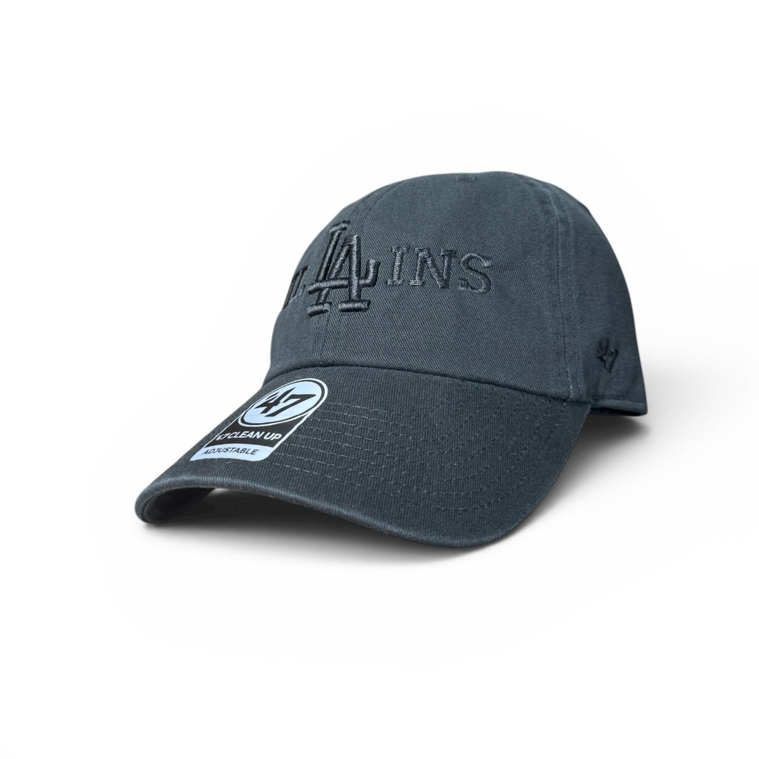 LA Villains Baseball Cap – ’47 Clean Up – Black/Black