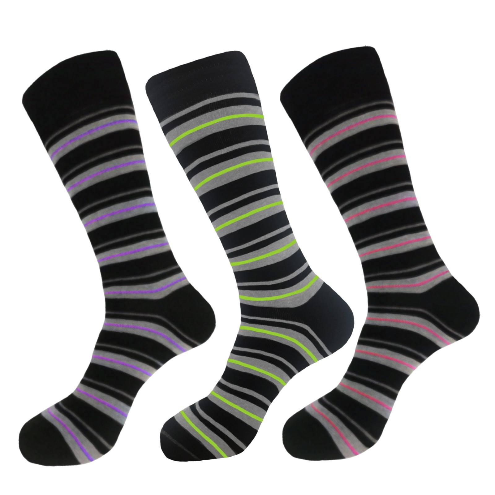 12-6 Pair MULTI DESIGN First quality Multi color Men’s COTTON Dress Socks 10-13