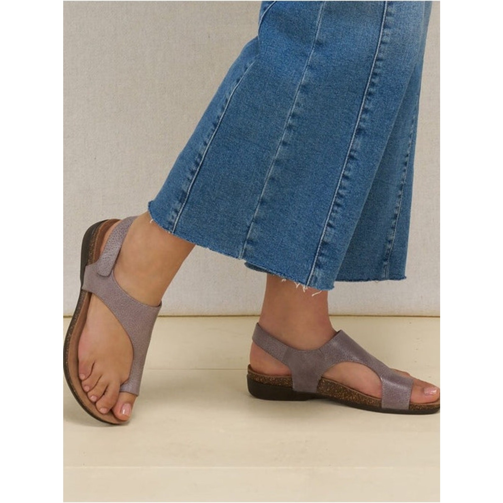 Dansko Reece Leather Sandals Size 36 US 5.5/6 Brown