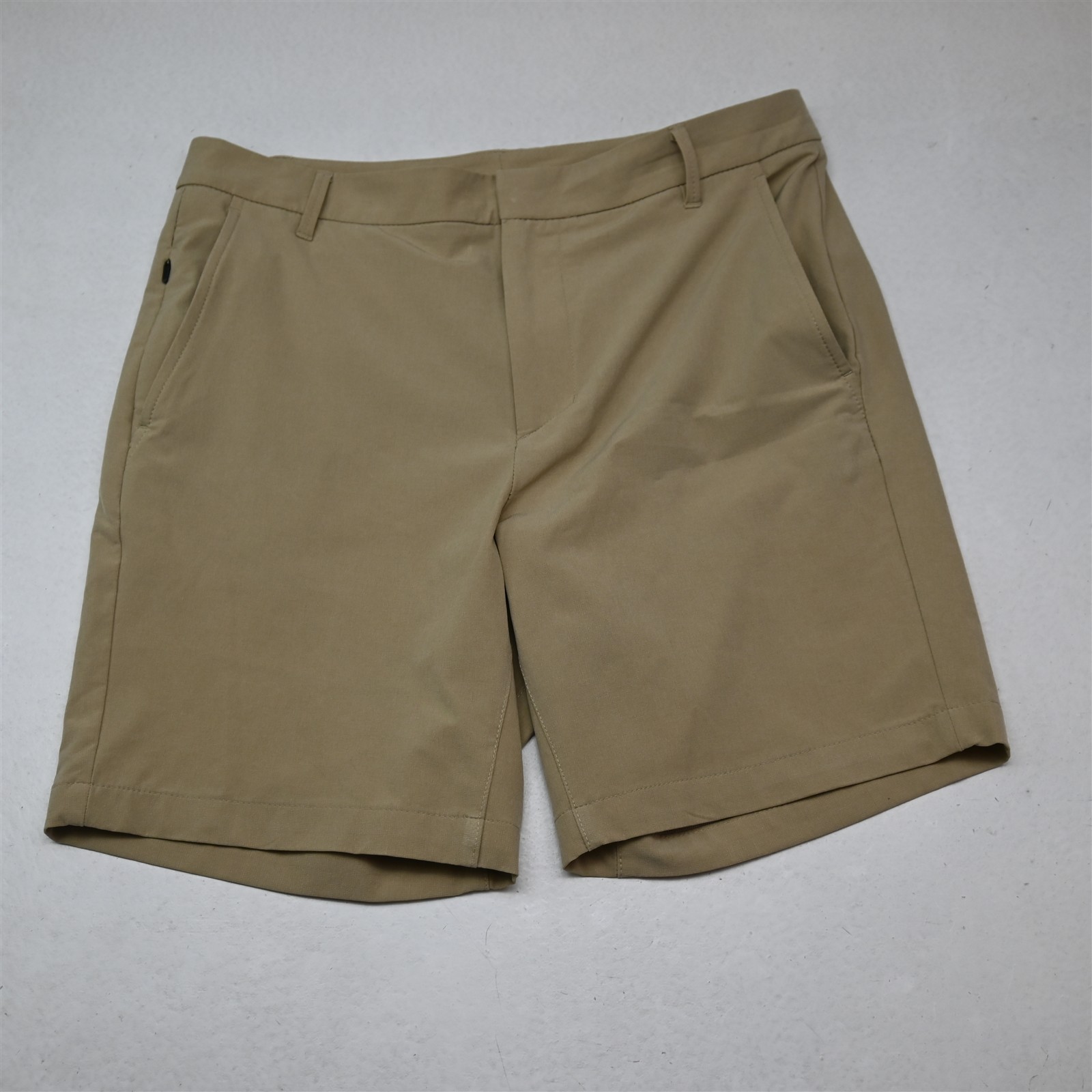 All In Motion 34×7.75″ Khaki Stretch Performance Golf Chino Mens Shorts