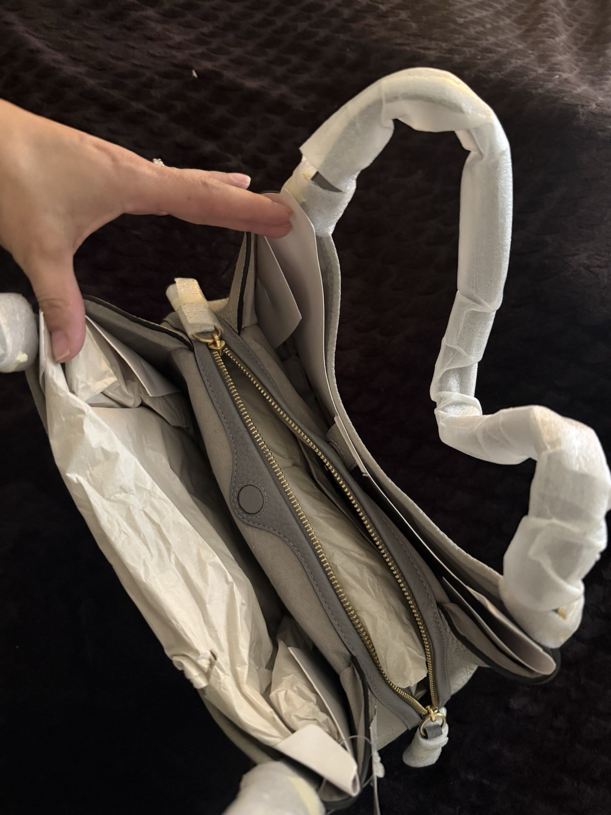 Coach Reserve Lori Shoulder Bag Pebble Leather