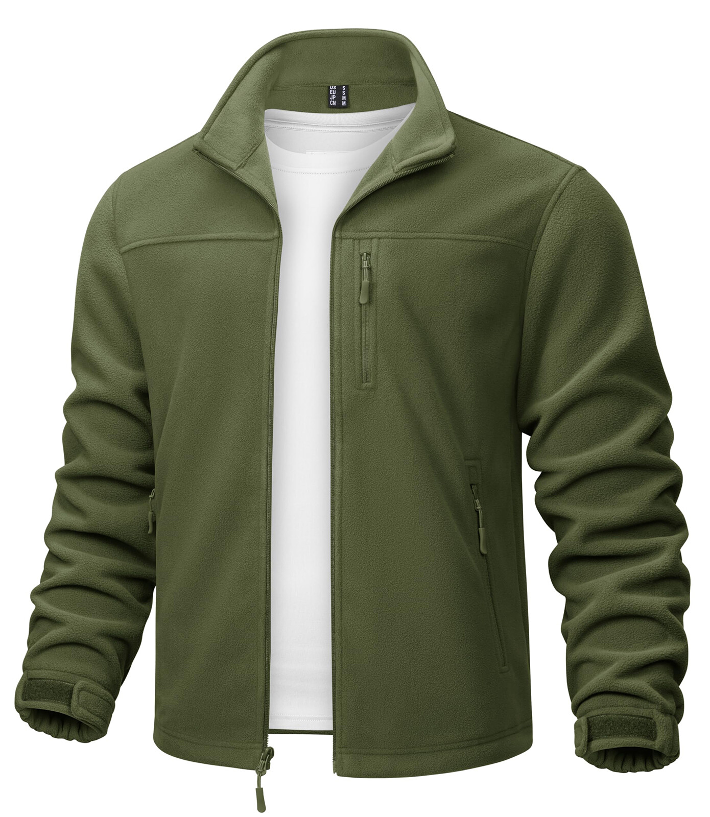 Men’s Fleece Jacket Full Zip Lightweight Winter Jackets Warm Casual Hiking Coats