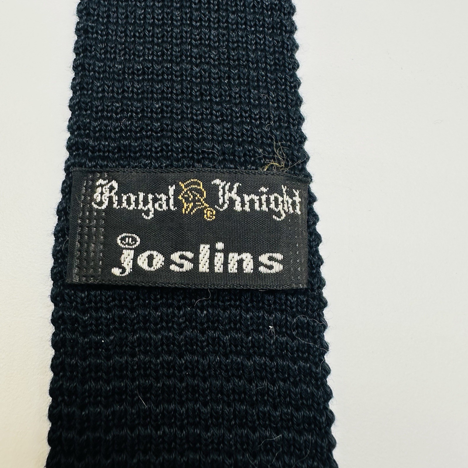 Royal Knights Joslins Square End Wool Men’s Tie Blue 2 1/4 x 53 T144