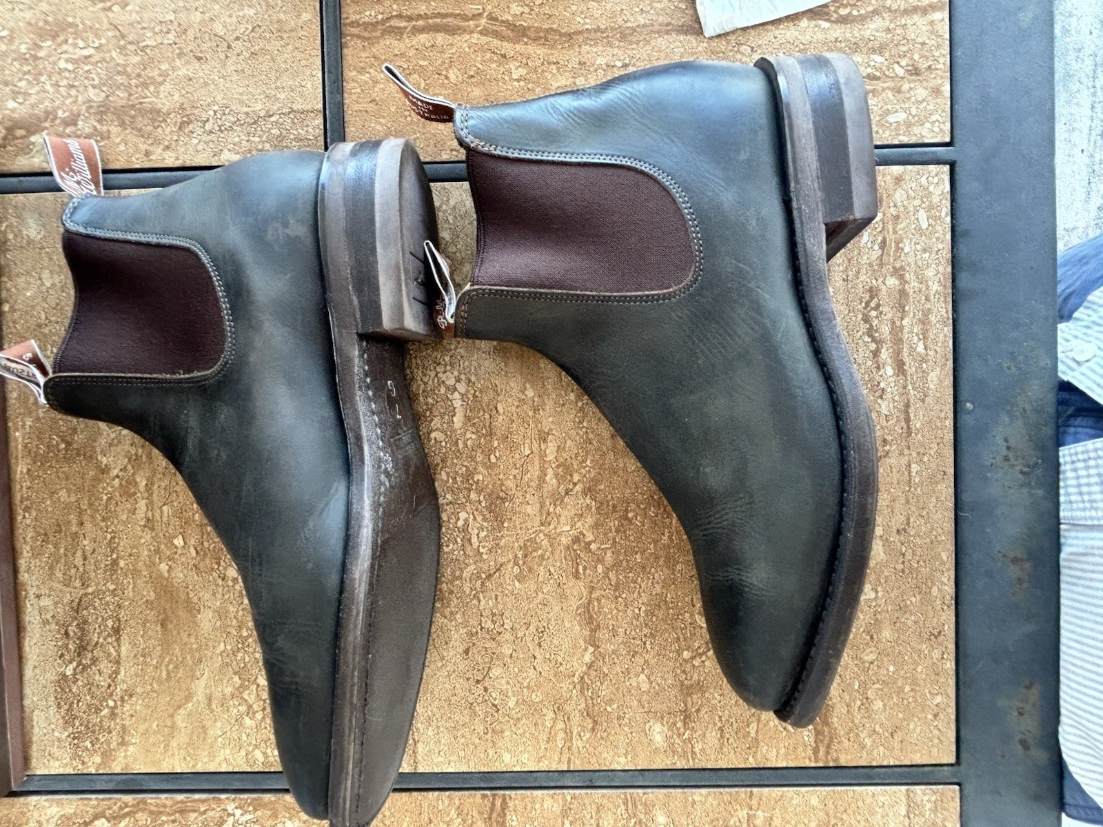 RM Williams Comfort Craftsman Chelsea Black Size 8US