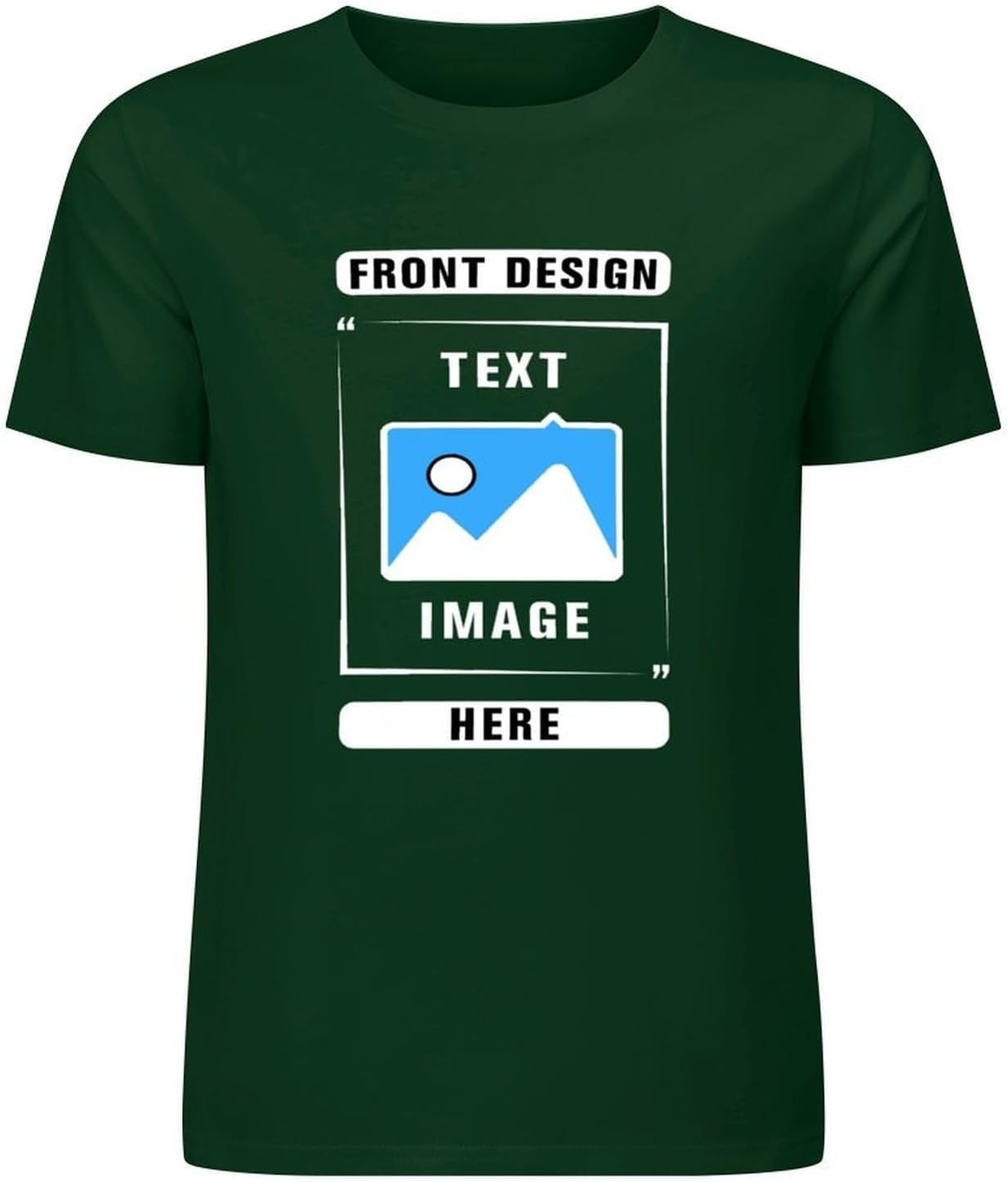 Custom T-Shirt, Add Your Own Text Image Photo,Customized Gift for Birthday