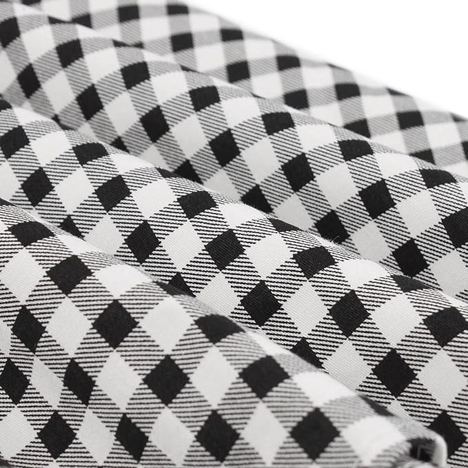 KILLREAL Women’s 50S Retro Rockabilly Short Sleeves Lapel Collar Office Dress