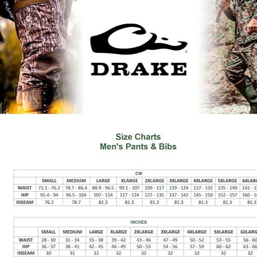 new $80 DRAKE MST Mossy Oak Bottomland Under-wader Jogger Pants Mens S 28-30