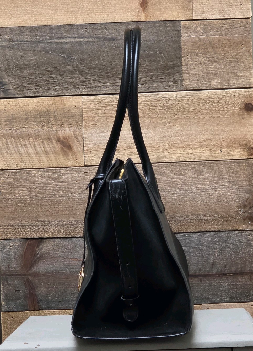 Michael Kors Avril Extra-Large Leather Top-Zip Tote Bag Leather Premium Suede