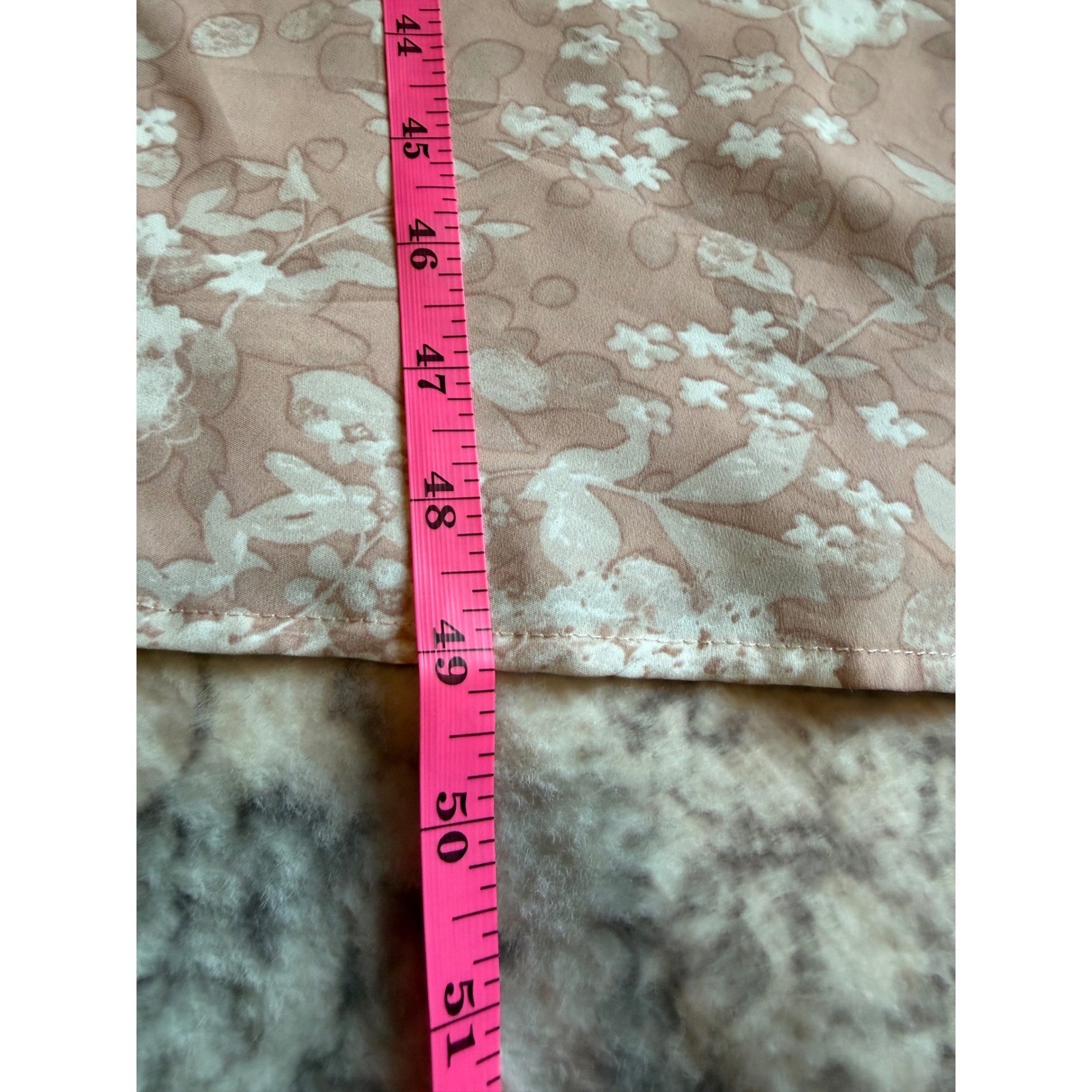 Petal + Pup Womens Pink Floral Cowl Neck Midi Dress Size 8 Adjustable Straps