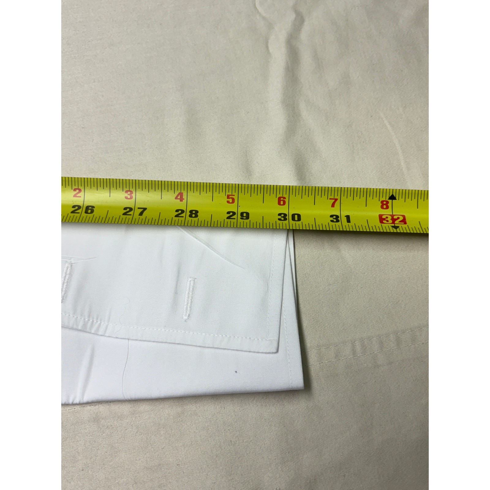 Proper Cloth Mens White Broadcloth Dress Shirt French Cuff 18.5 37 AC1855051A1