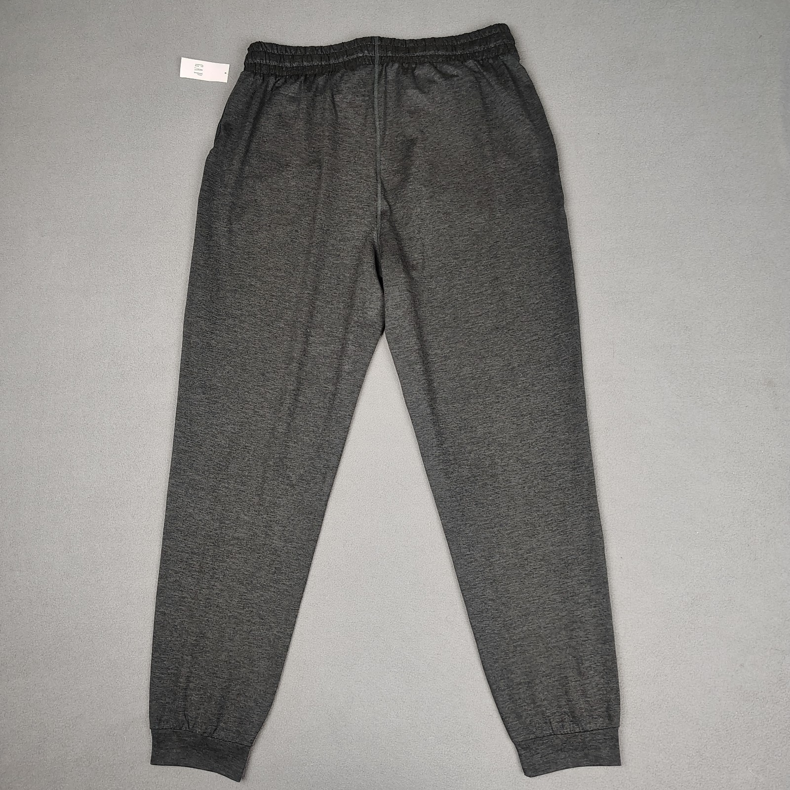 GapFit Brushed Tech Jersey Jogger Women Medium Charcoal Mid Rise Dry Wicking $60