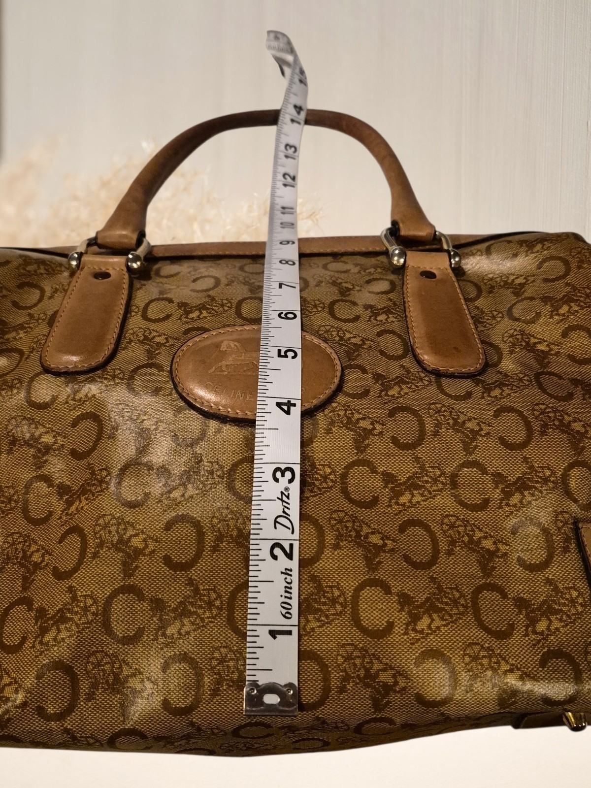 Vintage CELINE C Macadam Boston Bag