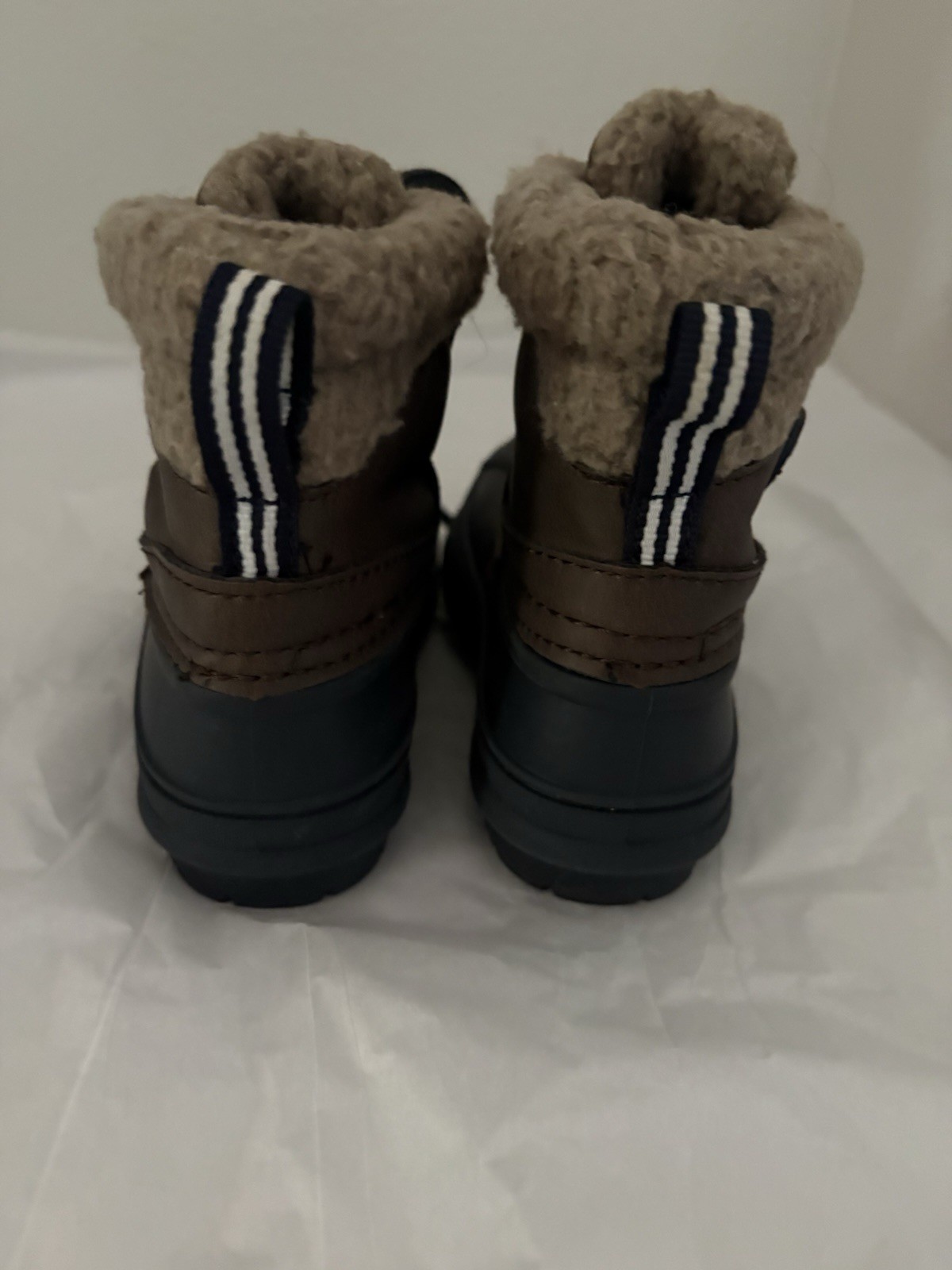 Nautica Toddler Shearling-Lined Tan Boot Size 7 Pre-Owned