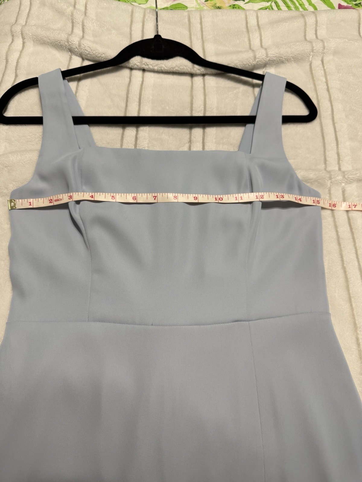 Babaton ’90s Slit Satin Midi Dress from Aritzia in Dew Blue Size 6